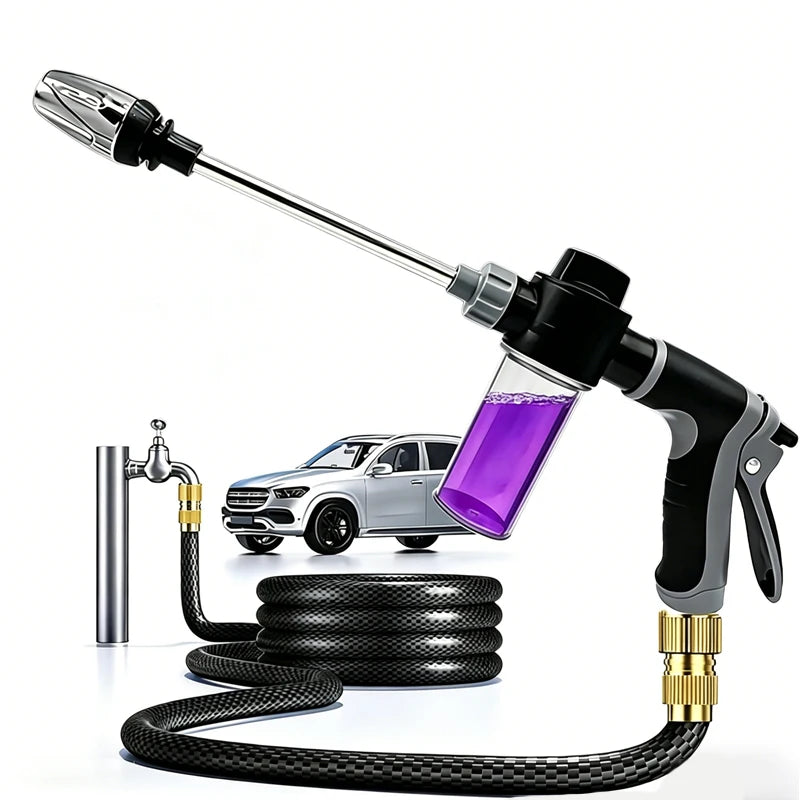 High-Pressure Car Washing Water Gun, External Cleaning Of RV, Foam Kettle Cleaning, Garden Water Hose Nozzle, Garden Shower,