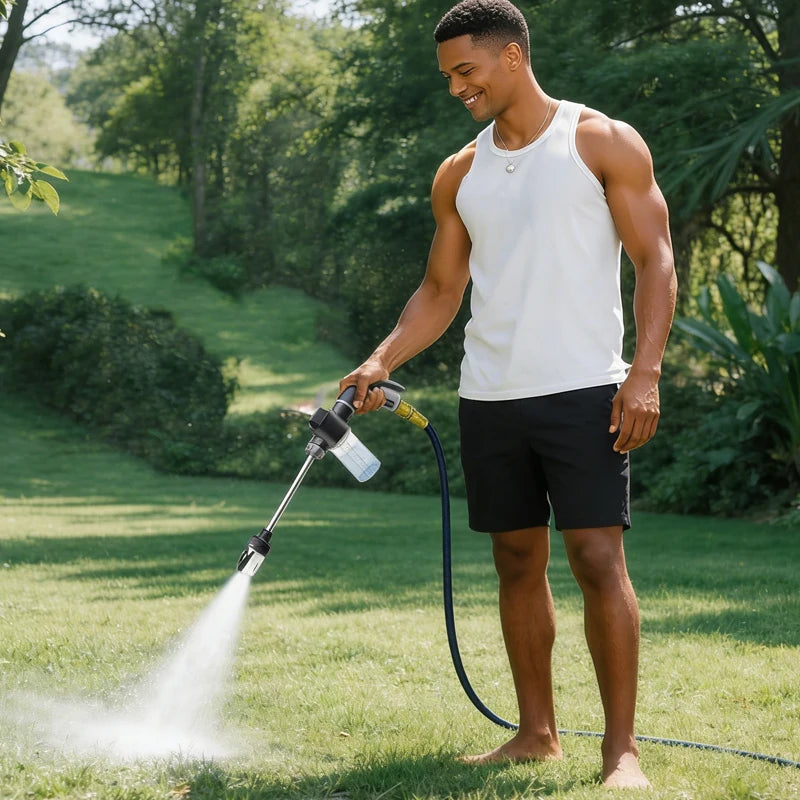 High-Pressure Car Washing Water Gun, External Cleaning Of RV, Foam Kettle Cleaning, Garden Water Hose Nozzle, Garden Shower,