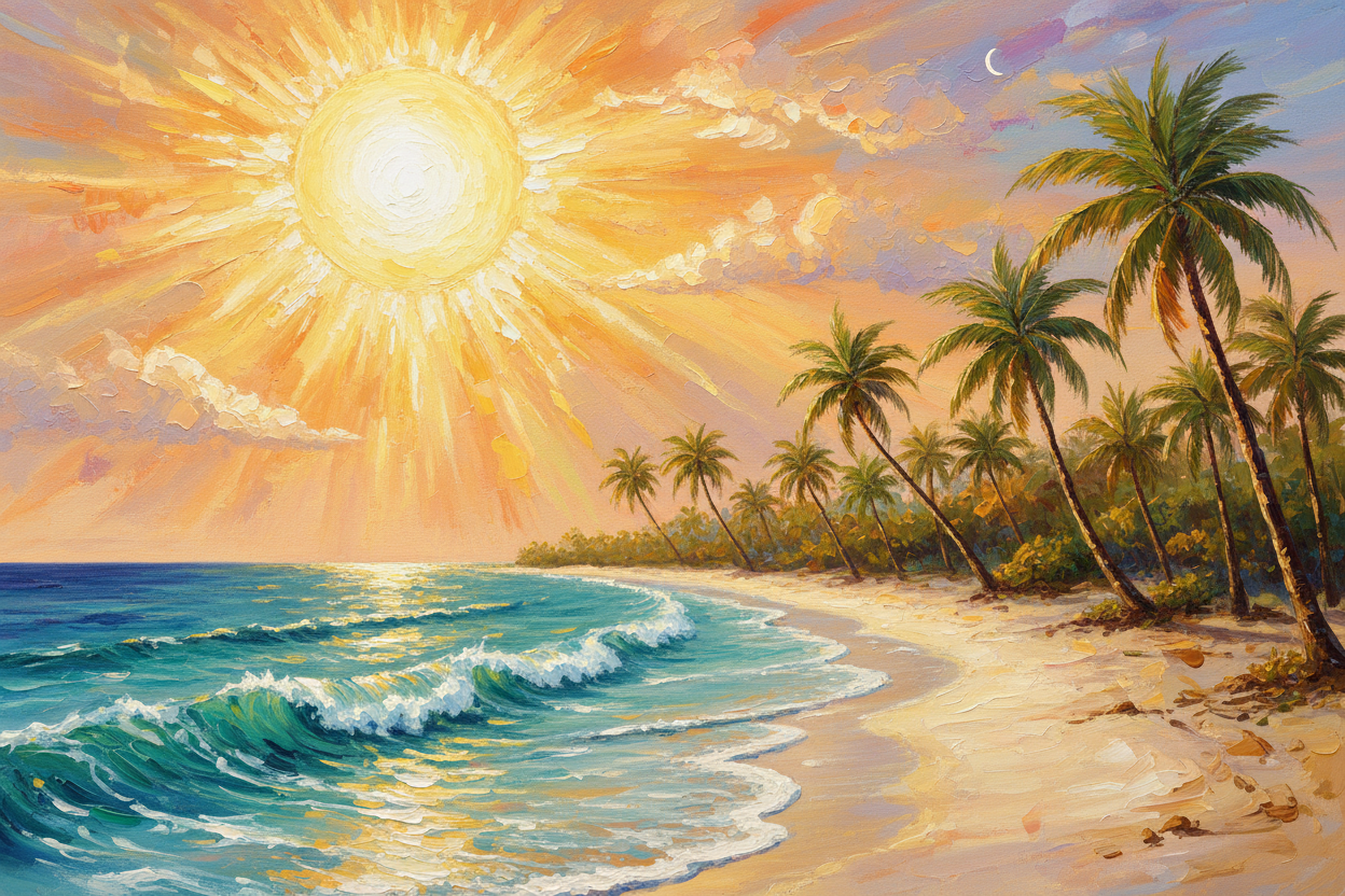 Sol, Playa y Luna